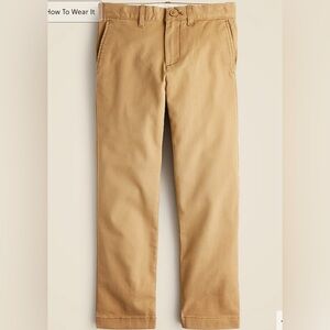 Boys J. Crew stretch kahkis